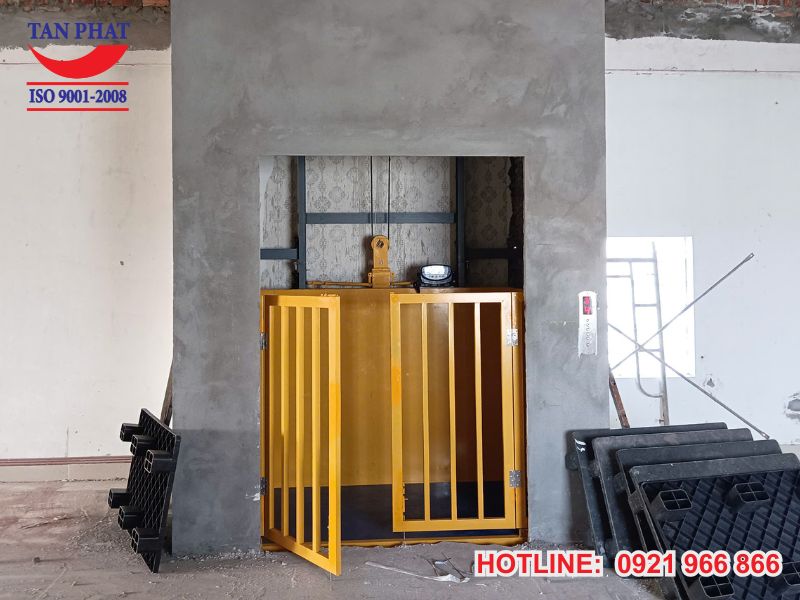 Tân Phát lắp thang tời hàng uy tín, chất lượng