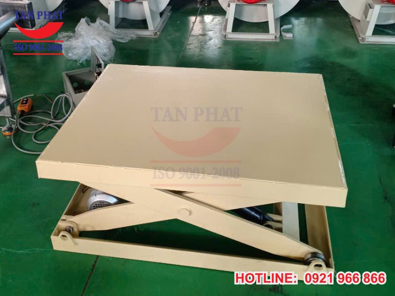 Thông số kỹ thuật bàn nâng thủy lực