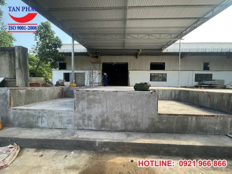 Hình ảnh thực tế 2 hố dock đã được thi công