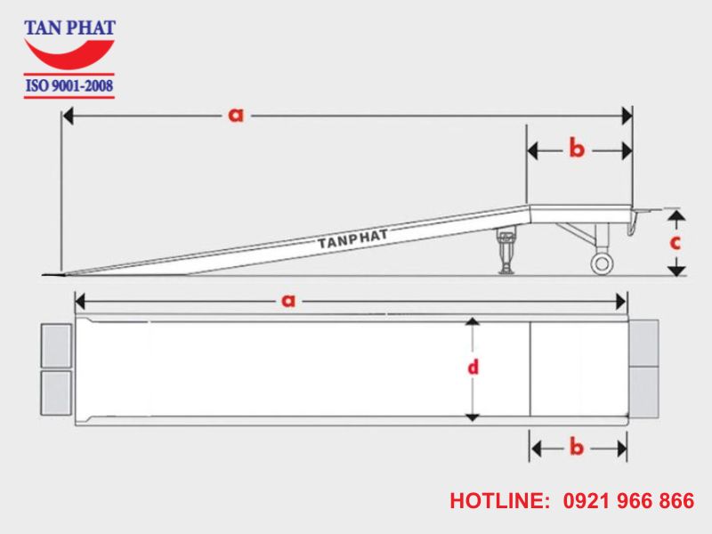 Bản vẽ cầu dẫn xe nâng 12m