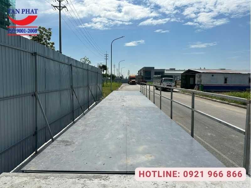 Dự án lắp đặt cân ô tô điện tử 100 tấn 18x3m