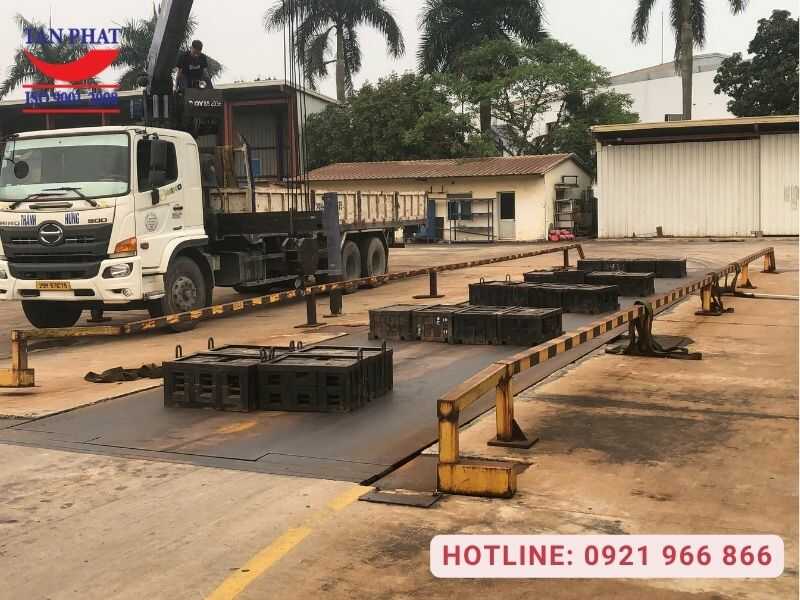 Kiểm định cân 100 tấn KCN Nội Bài, Hà Nội