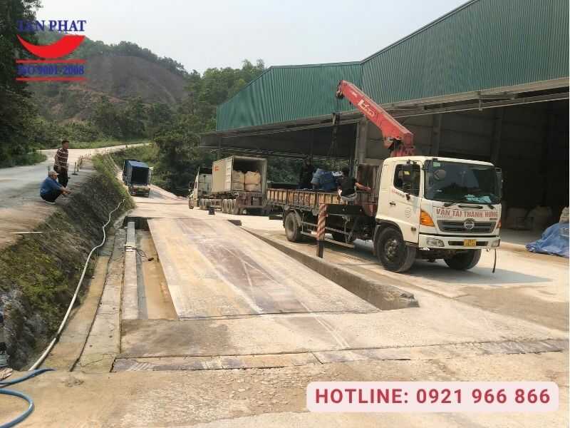 Kiểm định cân ô tô 120 tấn tại xã Quảng Đức, Quảng Ninh