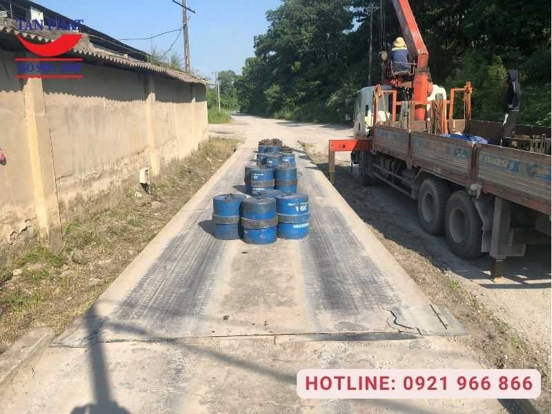Kiểm định cân ô tô 120 tấn Phú Thọ