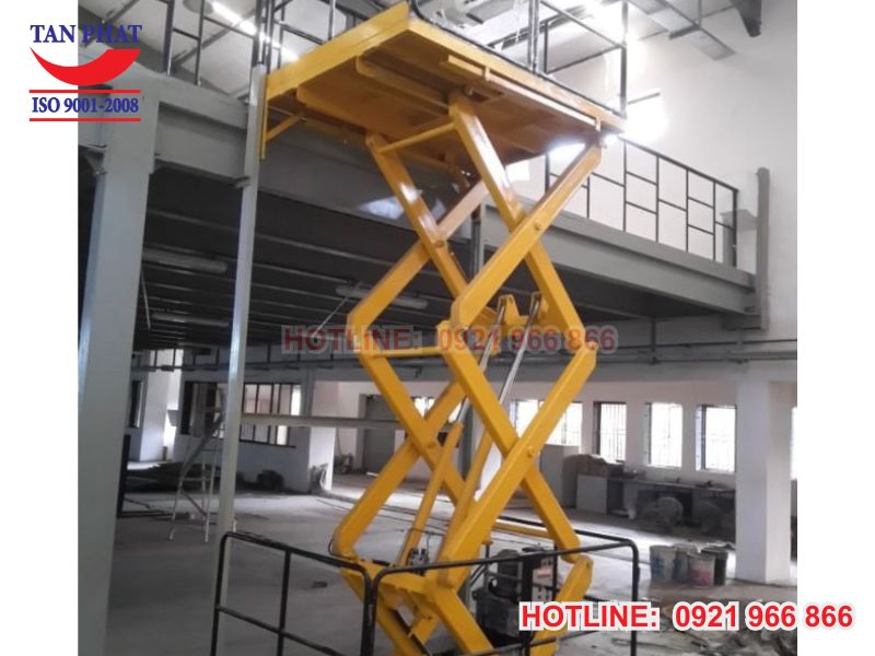 Cấu tạo của thang nâng hạ chữ X