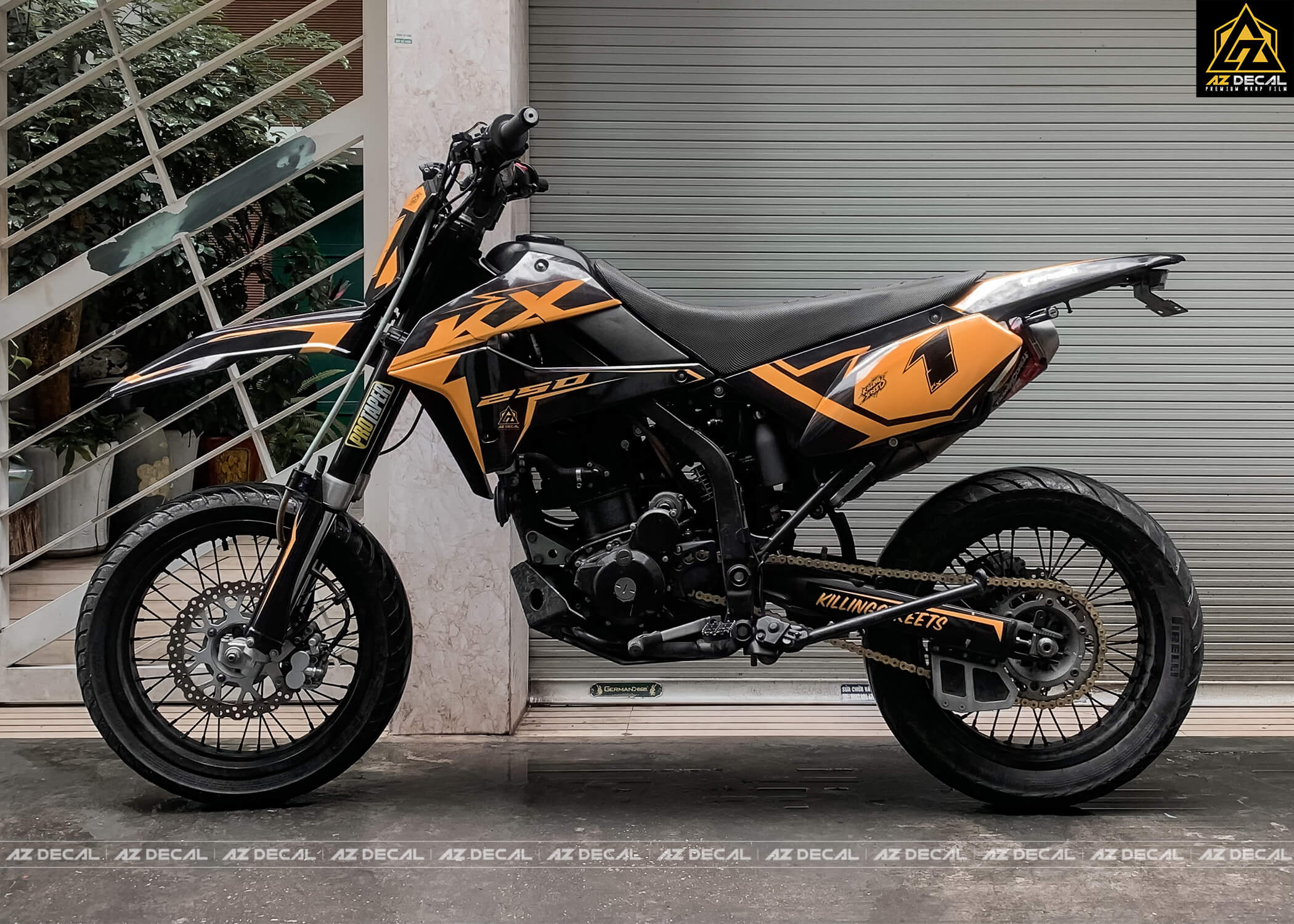 Tem trùm thiết kế KLX250