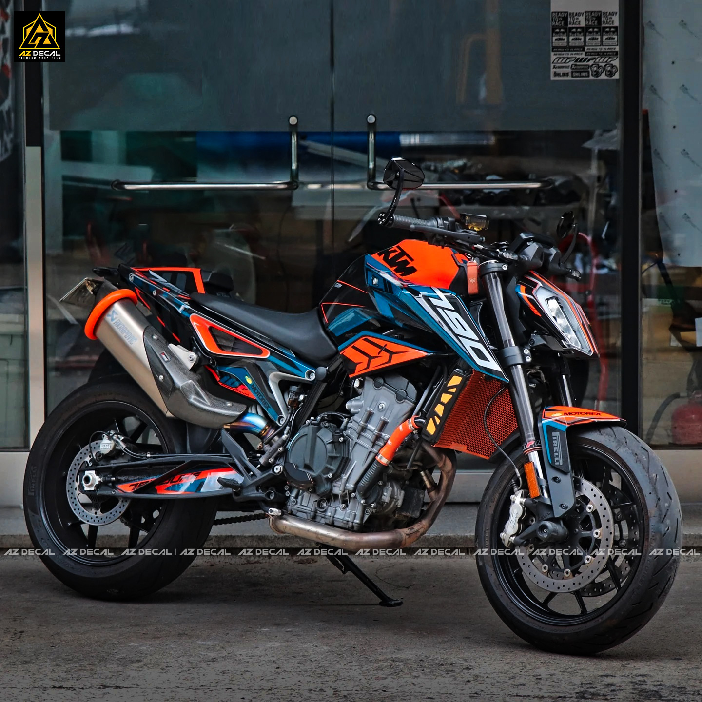 Dán tem xe KTM 790 Duke