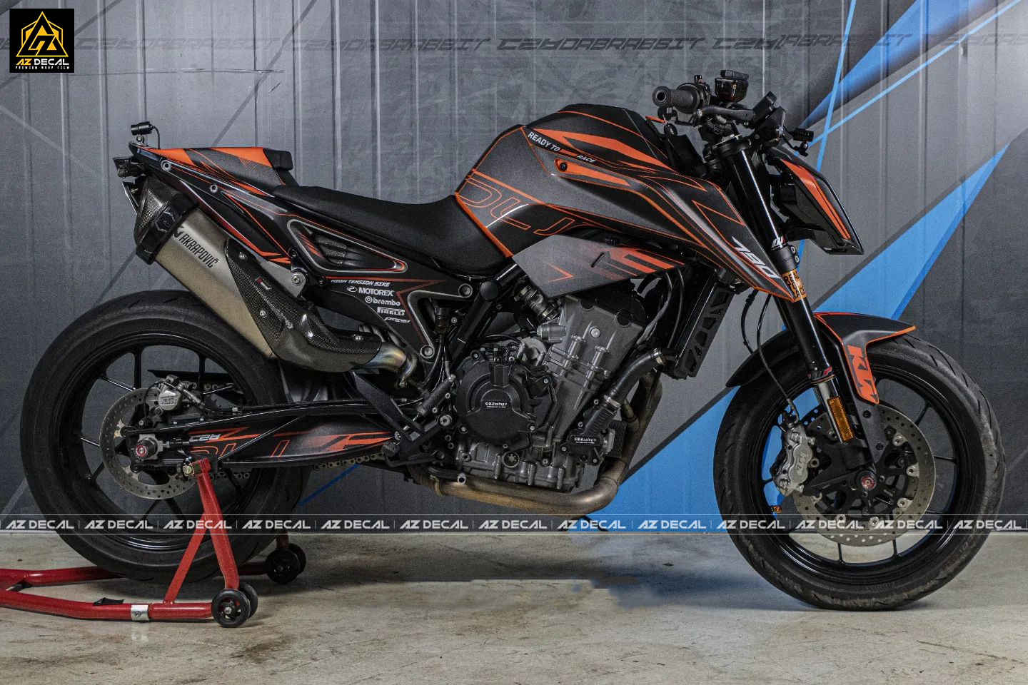 Dán tem xe KTM 790 Duke