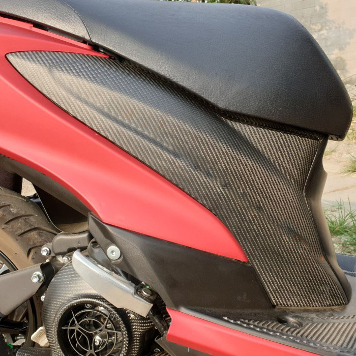 Yamaha Freego dán decal carbon