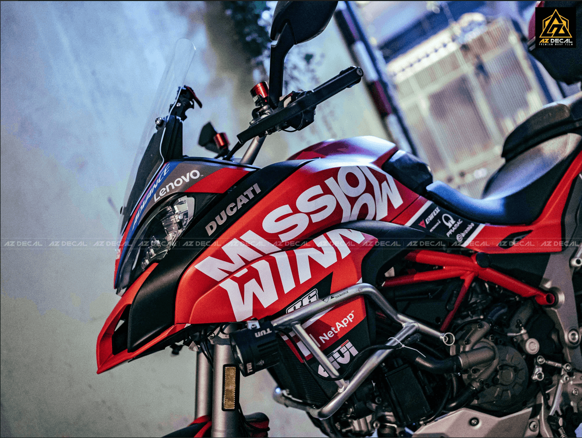 Dán decal Ducati Mission Winnow