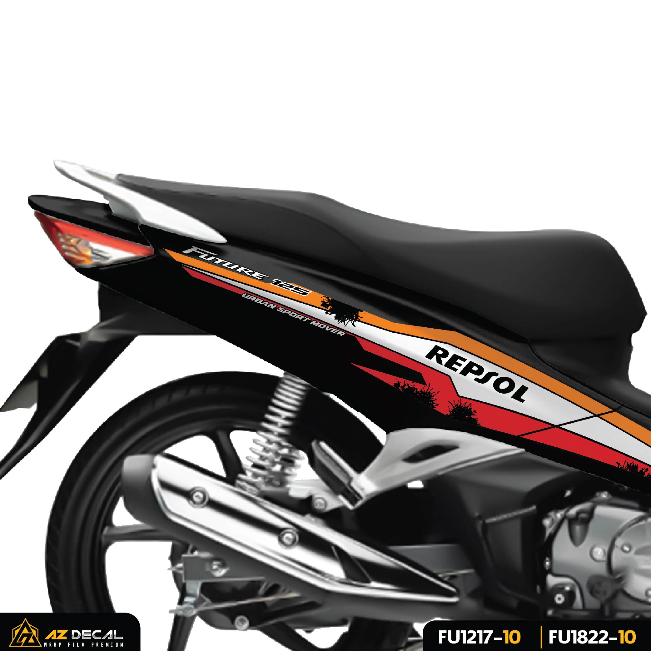 Dán decal xe Future 125 Fi mẫu Repsol