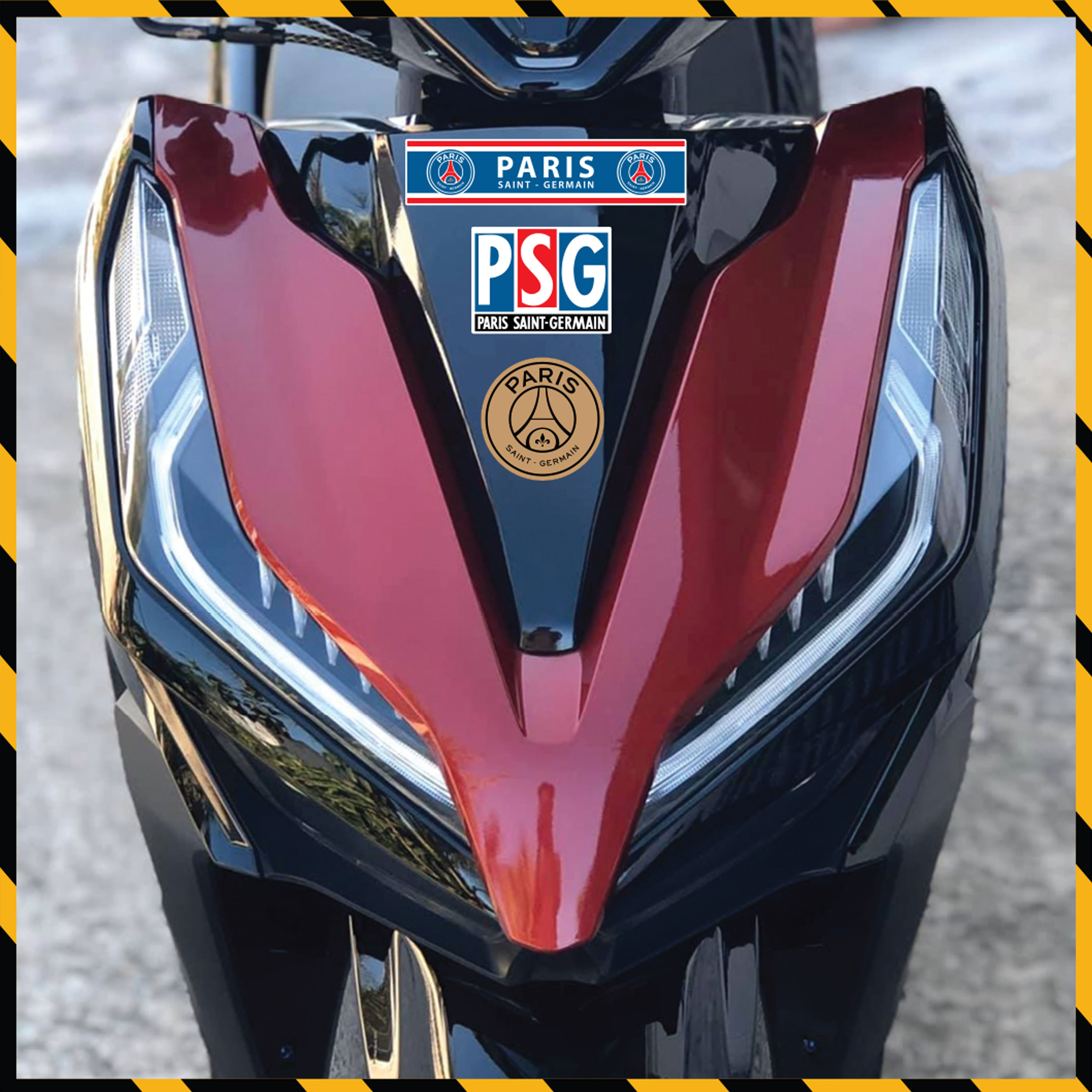 Sticker PSG dán xe máy, xe điện đẹp