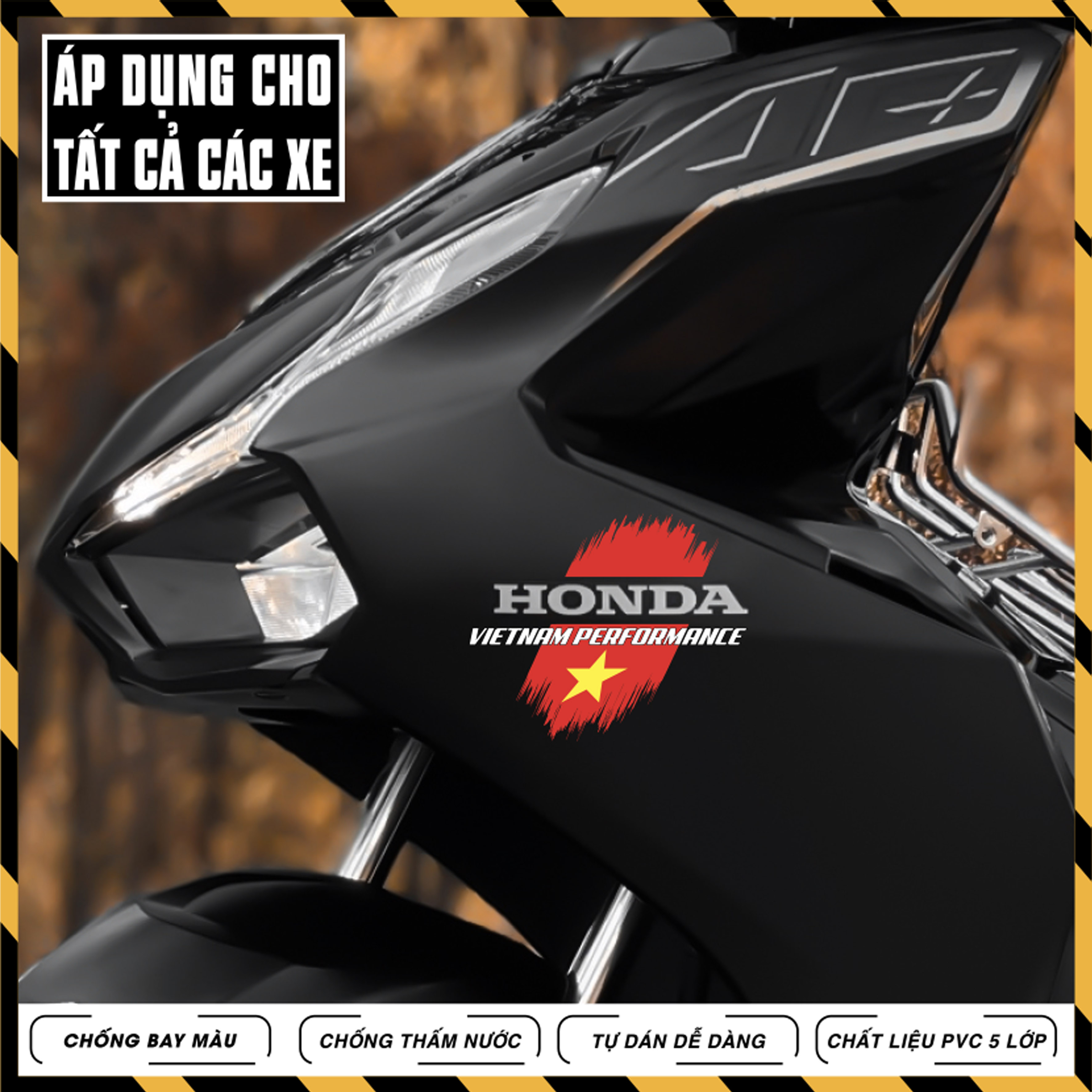 Decal dán xe Honda Air Blade mẫu Vietnam Performance