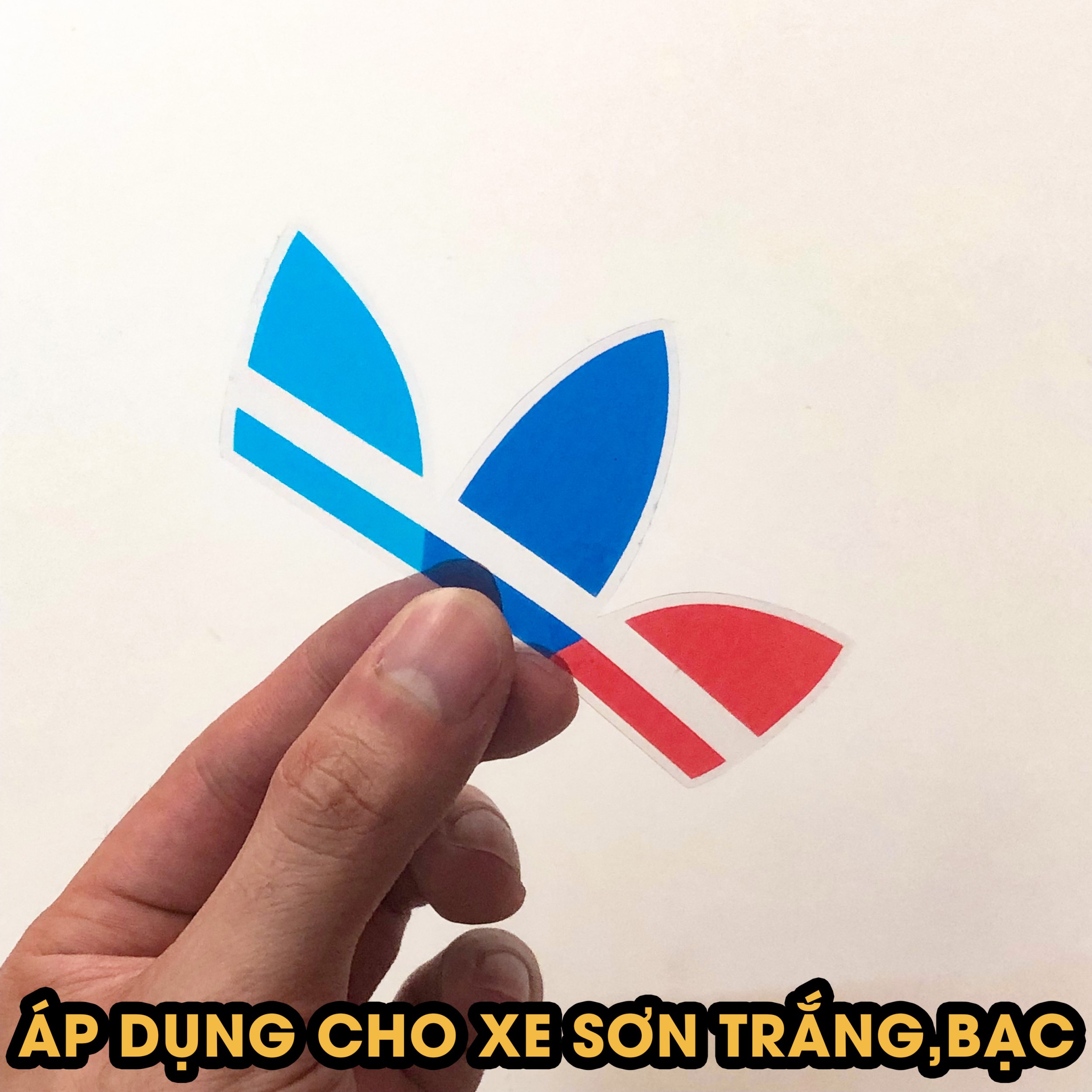 Decal ADIDAS01 mẫu AMG nền trong