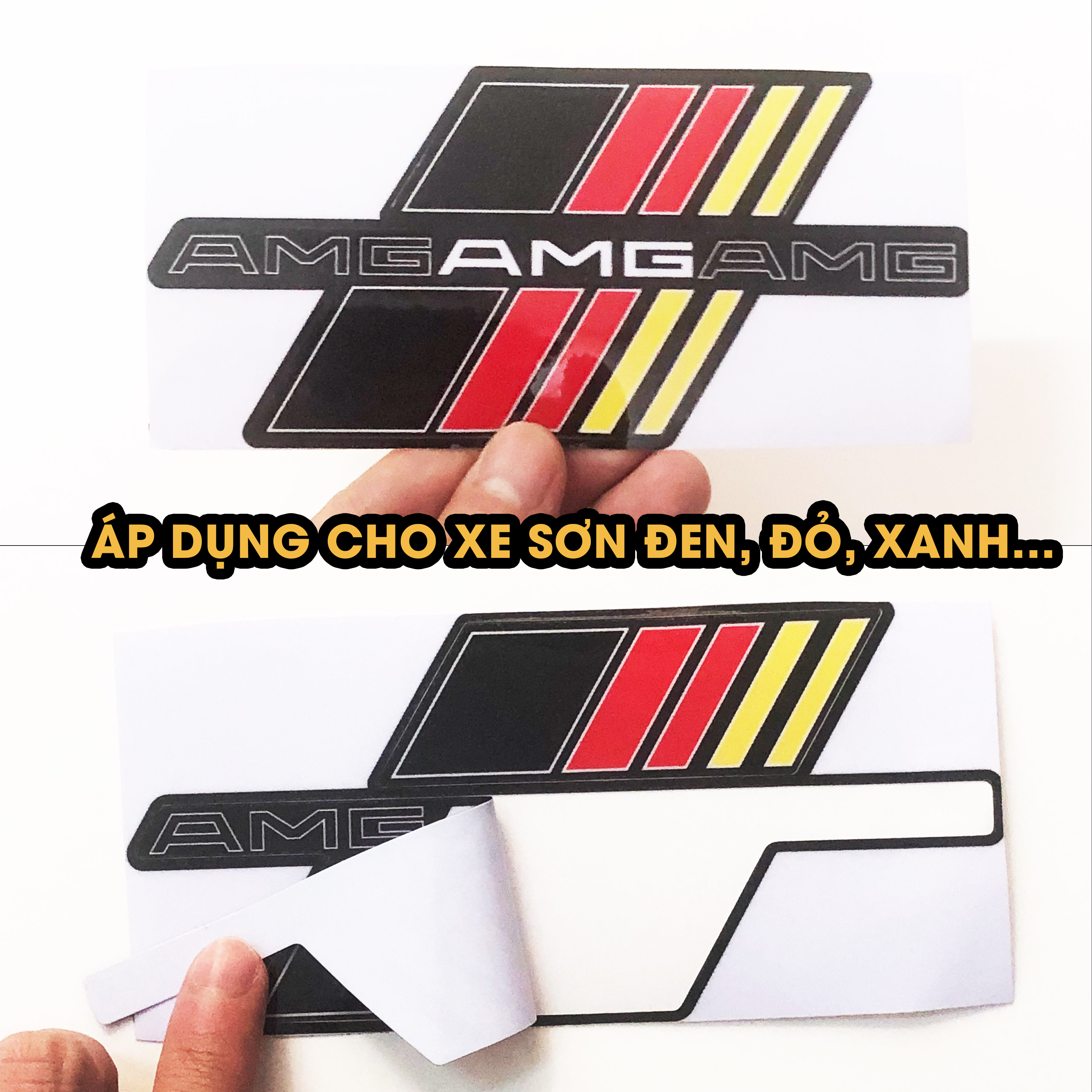 Decal AMG01 mẫu Đức nền đen