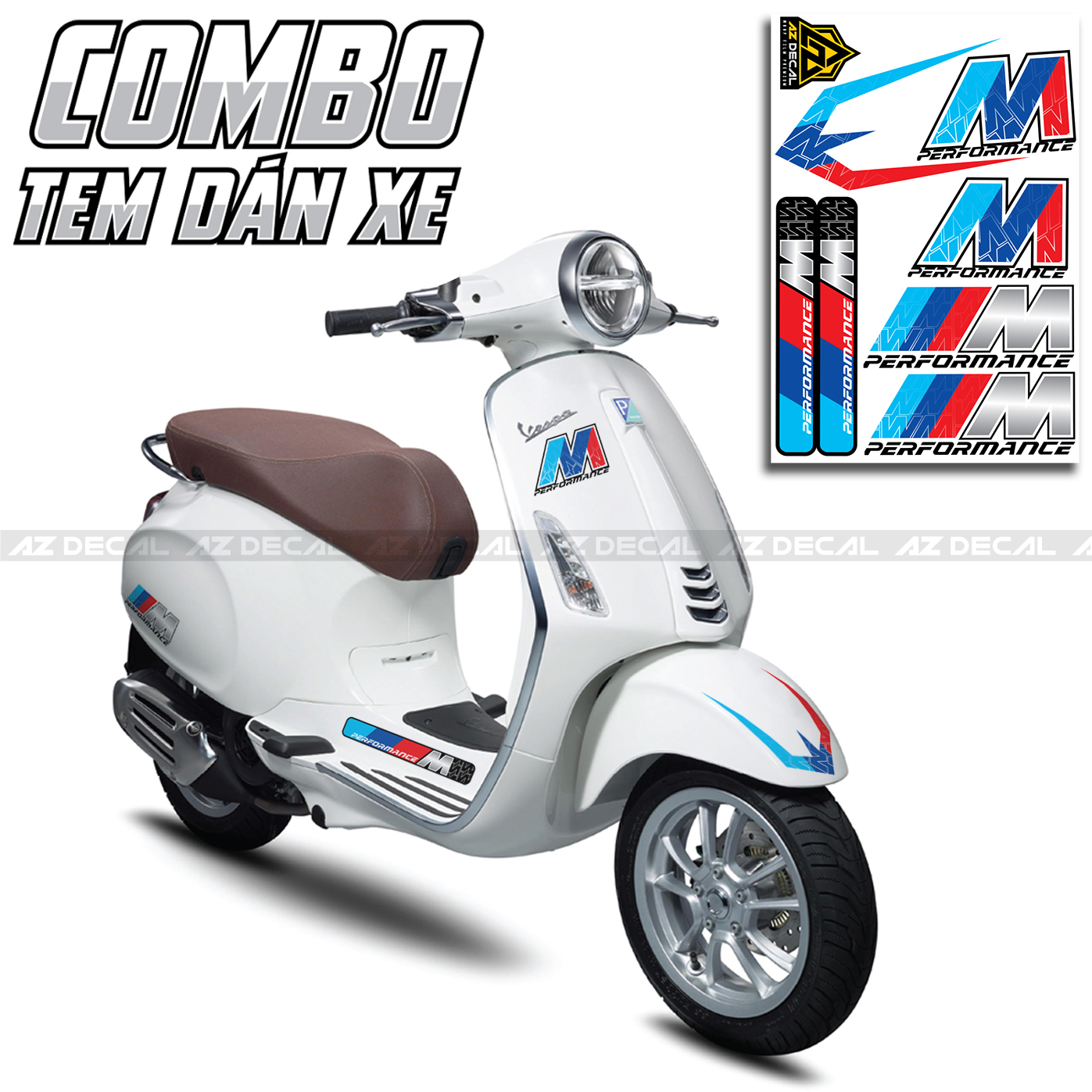 Tem xe Vespa M Performance