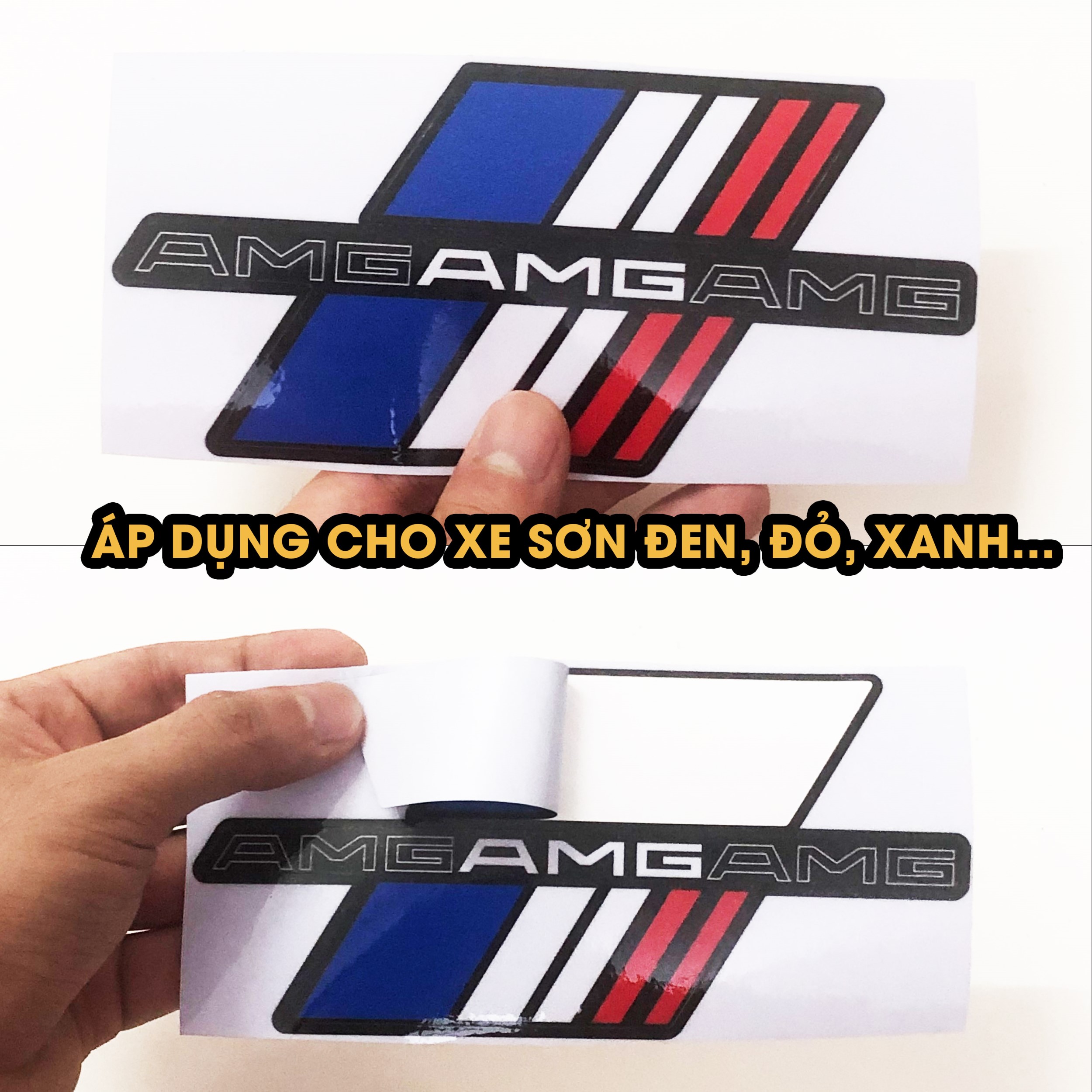 Decal AMG01 mẫu Pháp nền đen