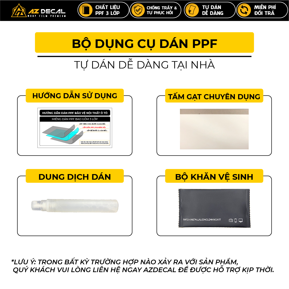 Bộ dụng cụ dán PPF Mazda 3 Đời 2017 - 2019