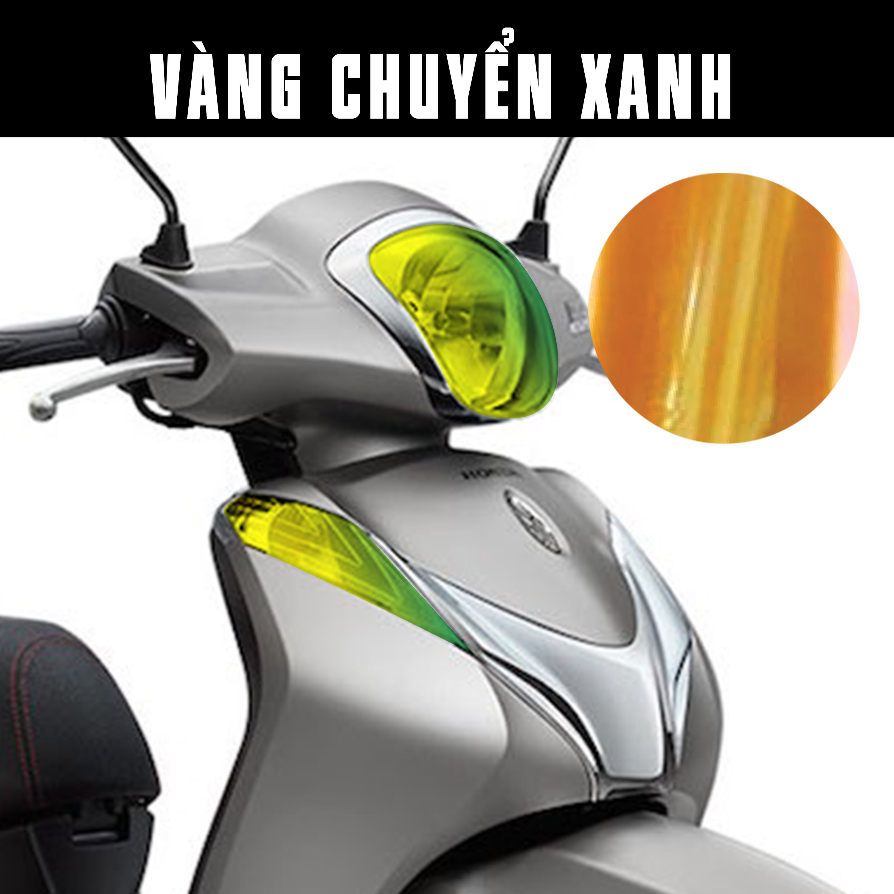 Dán decal xe SH Mode 2015 - 2019 màu vàng