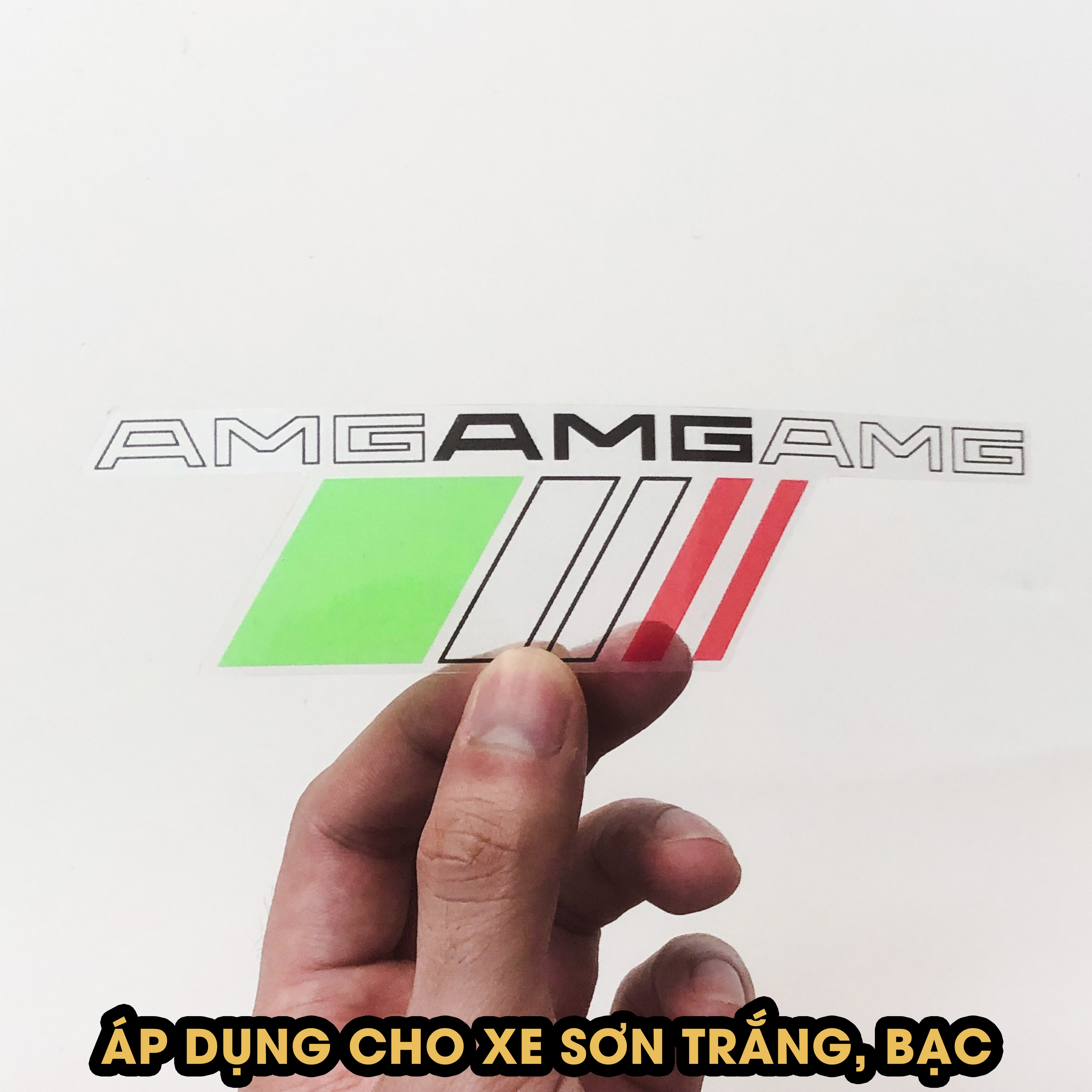 Decal AMG01 mẫu Italia nền trong