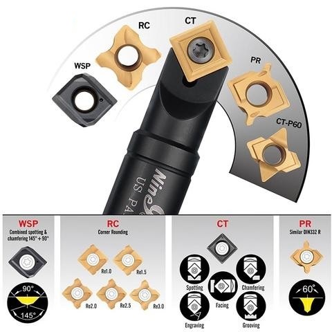 Cán Spot 60 Độ, 90 Độ, Wsp, Bo Cung R, 16 X L100mm Nine9 (00-99616-14)