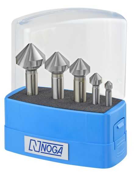 Bộ Dao Vát Mép Lỗ 5 Cây HSS Noga CM2100