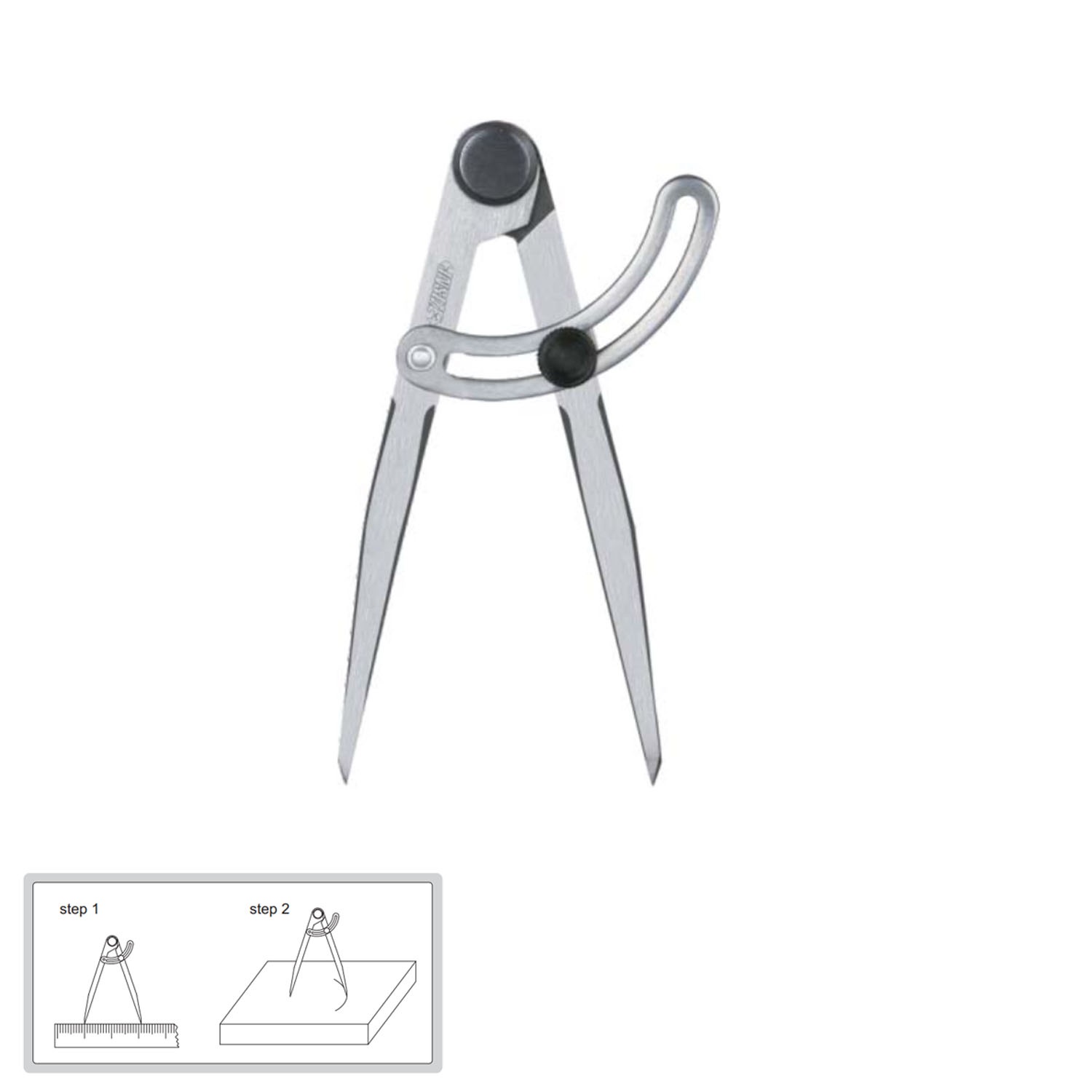 Compa Vạch Dấu Insize 7247-150 L150mm 0~140mm