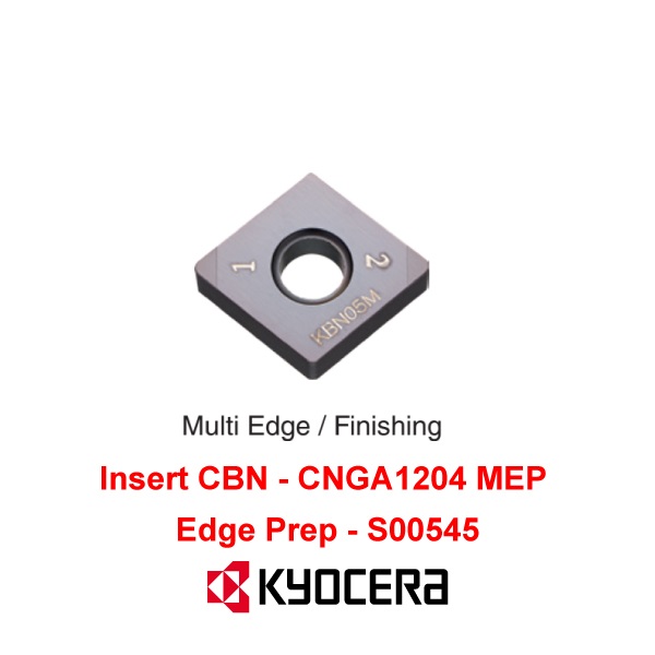 Mảnh Dao Tiện CBN Kyocera CNGA1204-S00545MEP
