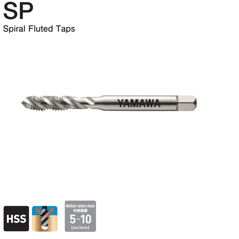 Mũi taro xoắn trắng SPMS045V SP P4 M45x4.5 YAMAWA