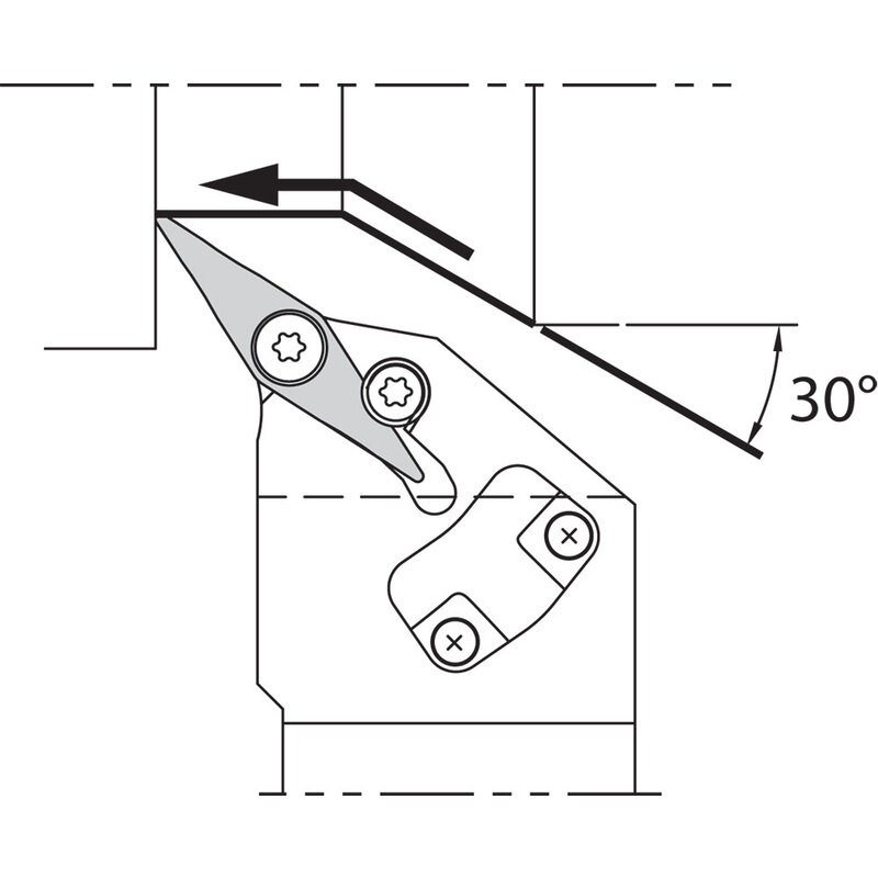 Cán dao tiện phi 25 Kyocera SZPBL2525M-13C