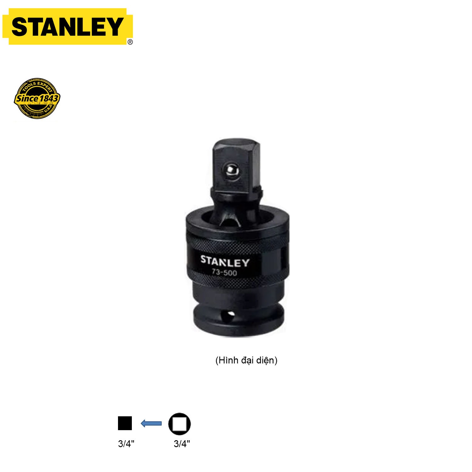 Đầu chuyển hướng khớp cầu 3/4" Stanley STMT73500-8B