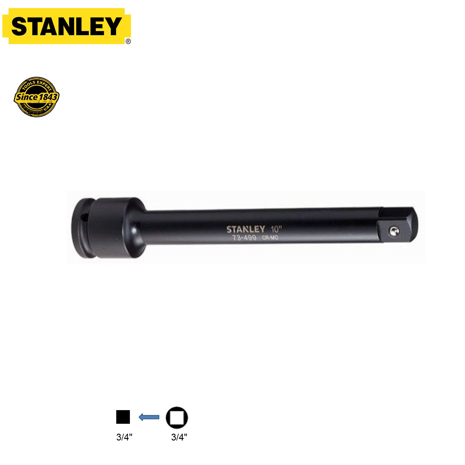 Cần nối dài tuýp 3/4" Stanley 175mm, 250mm, STMT73498-8B, STMT73499-8B