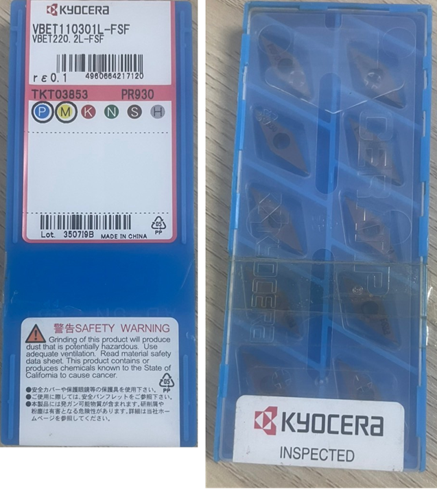 Mảnh dao tiện VBET110301 - KHUYẾN MÃI