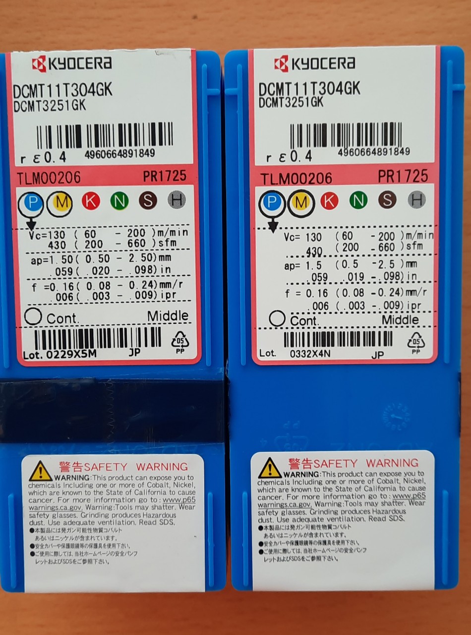 Chíp tiện DCMT11T304GK-PR1725