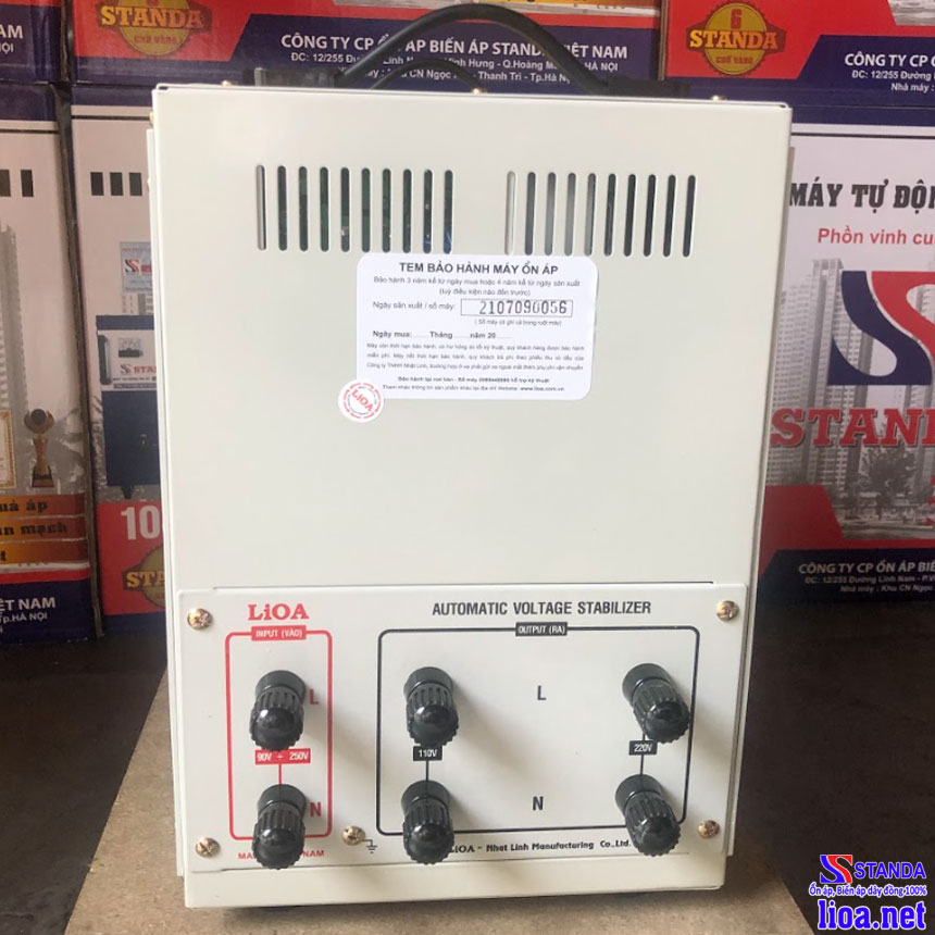 Đặc điểm nổi trội của ổn áp LIOA STANDA 10kva