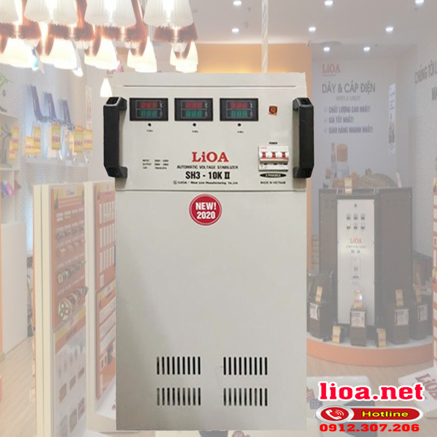 Ổn áp LiOA 3 pha 10kva giá bao nhiêu