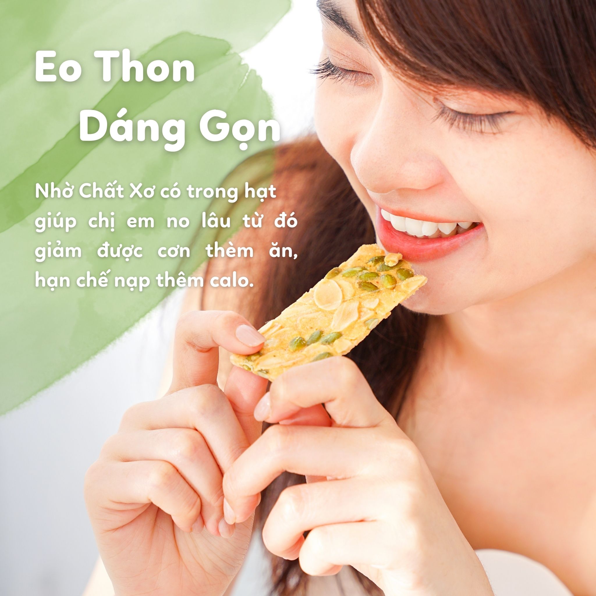 Bánh ngói hạnh nhân giàu chất xơ