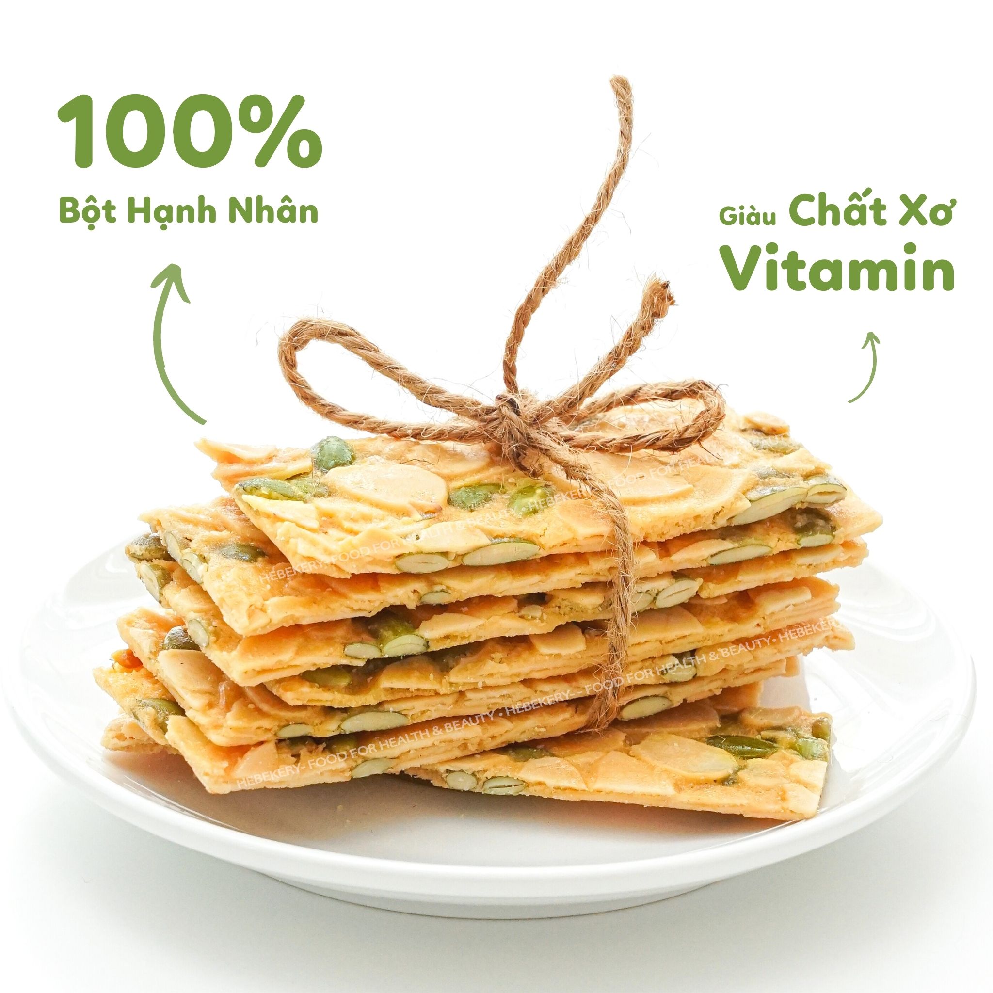 Bánh làm từ 100% bột hạnh nhân