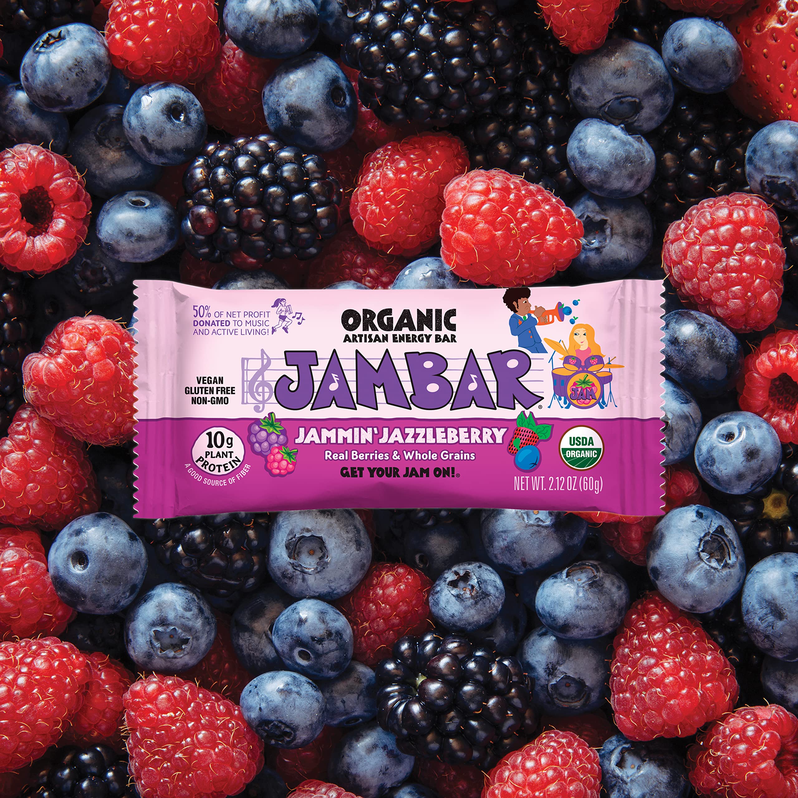 Thanh năng lượng Jambar Jammin’ Jazzleberry