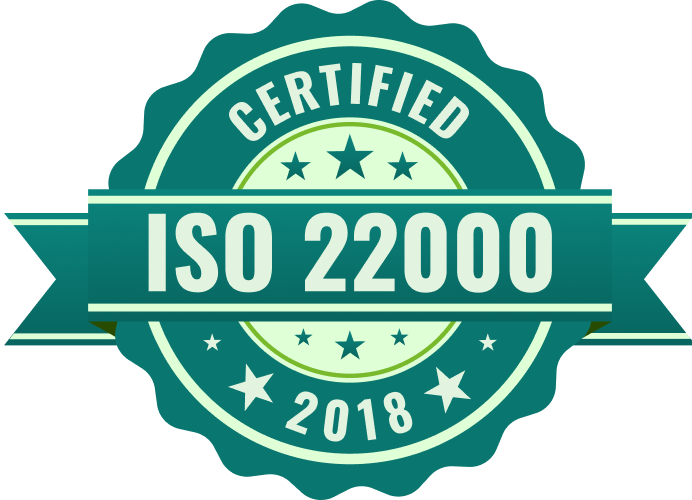Đạt tiêu chuẩn ISO 22000:2018