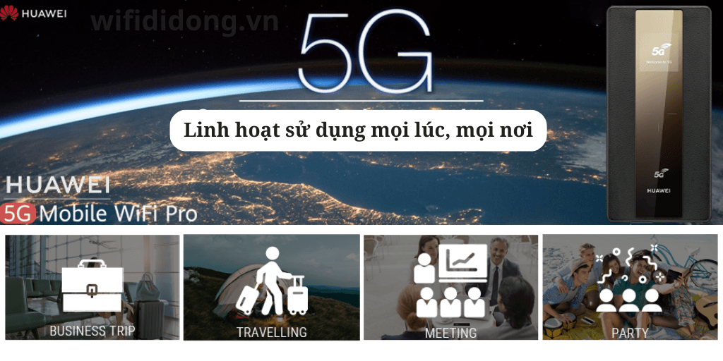 Huawei E6878-370 | Siêu Phẩm Wi-Fi 5G 2 Trong 1, Tốc Độ 1.65Gbps, Pin 4.000mAh | Bảo Hành 12 Tháng 1 Đổi 1