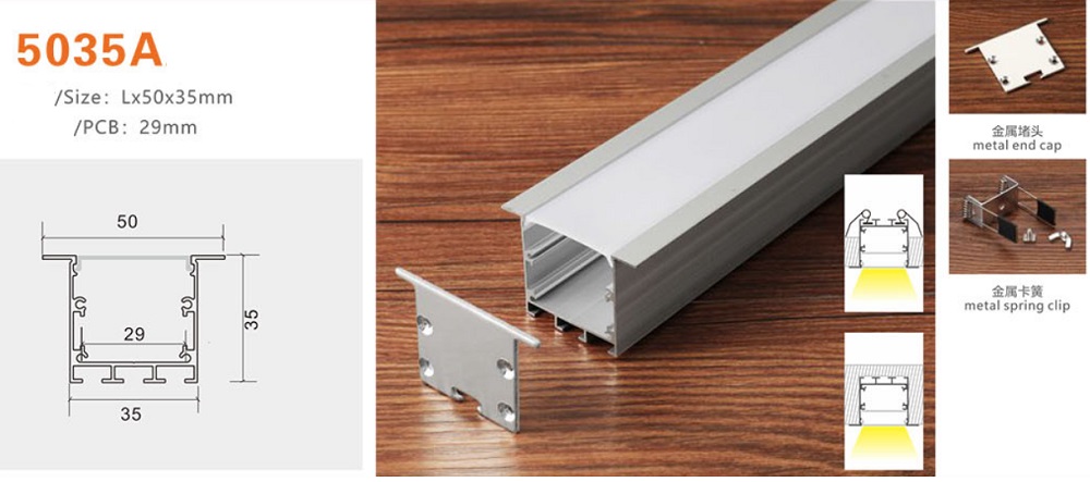 Thanh nhôm định hình led YG-3535A