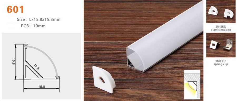 Thanh nhôm định hình led V góc YG-601