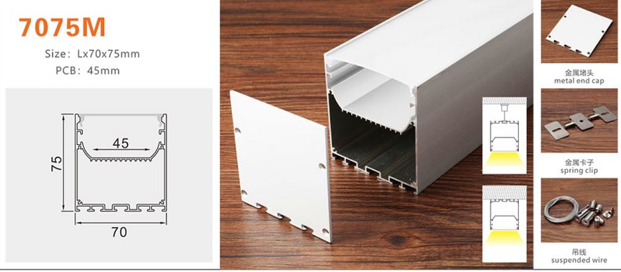 Thanh nhôm định hình led YG-7075M
