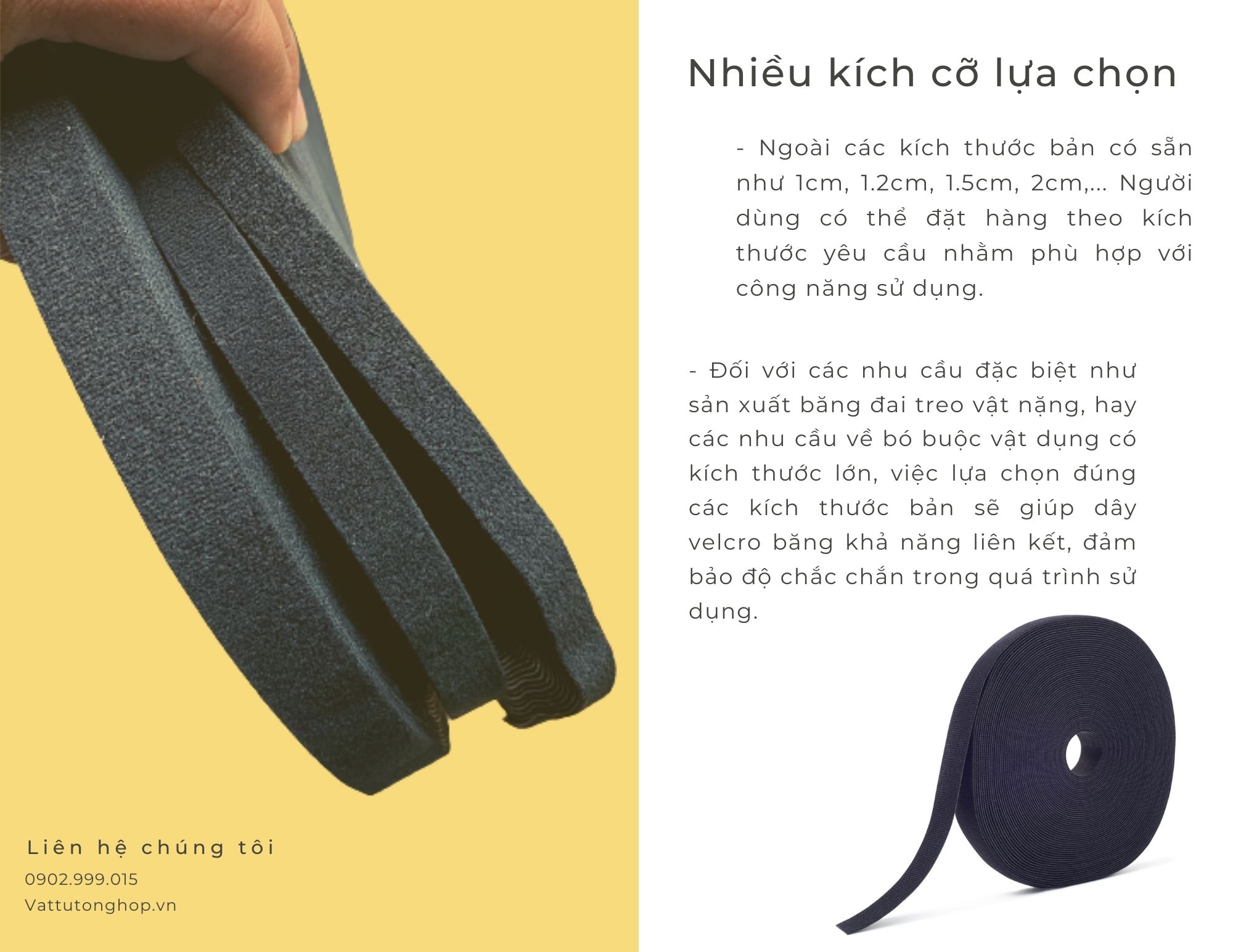 dán xé velcro 2 mặt