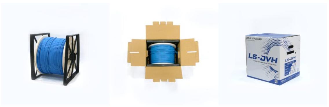 Dây cáp mạng LS-DVH CAT6 UTP 23AWG - Việt Hàn