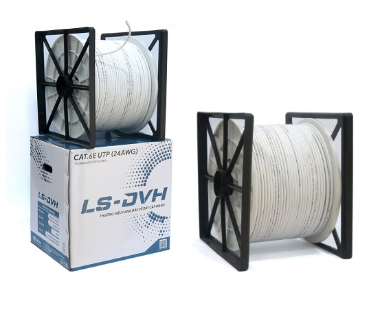 Dây cáp mạng LS-DVH CAT6E UTP 24AWG - Việt Hàn