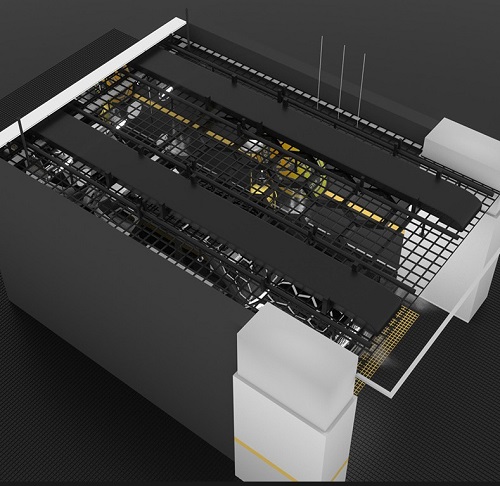 Bộ đèn tổ ong detailing garage