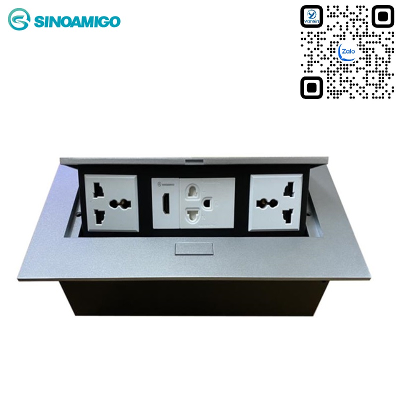 Hộp điện âm bàn sinoamigo STS-212GST-2