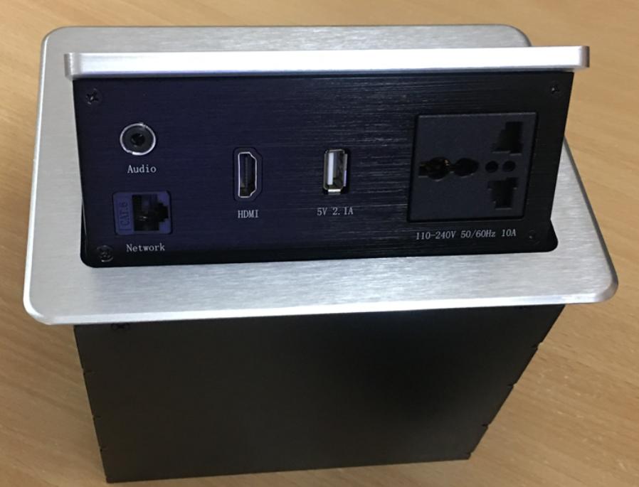 Hộp ổ cắm điện âm bàn cao cấp Sinoamigo STS-900T